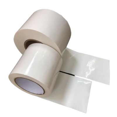LDPE Beyaz daraltma bantı 100mm Genişliği 30m Uzunluğu 3' plastik çekirdeği ile