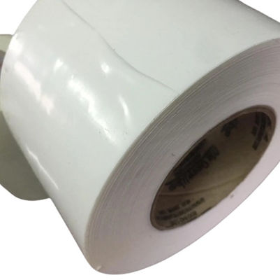 LDPE Beyaz daraltma bantı 100mm Genişliği 30m Uzunluğu 3' plastik çekirdeği ile