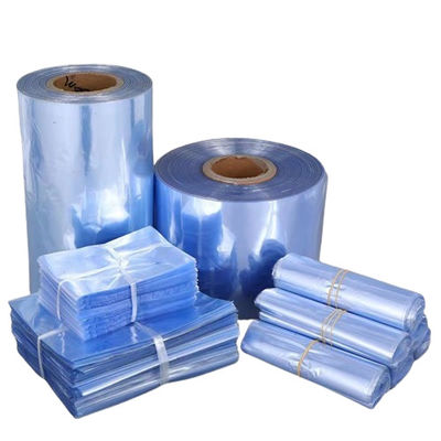 Paketleme için kristal merkez katlı PVC açık küçültme filmi rulo