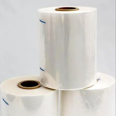 20μM Kalınlığı Merkeze katlanmış PVC Shrink Wrap Film Roll For Gift Baskets Hampers