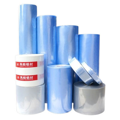 Açık Mavi PVC daraltma sargı filmi Çekim dayanıklılığı ≥45Mpa 350mm-810mm