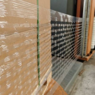 Havalandırılmış LDPE germe filmi 500mm x 1420m Polyethylene Palet Wrap Roll