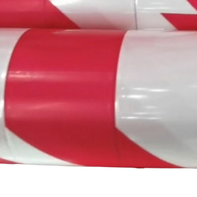80 - 150 Mikron PE Koruyucu Film LDPE HDPE Kırmızı Beyaz Uyarı Teyp