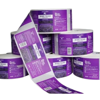 Dayanıklı Özel Baskılı Kısaltma Yumruğu Çizik Direncili Plastik Şişe Ürün Etiketi