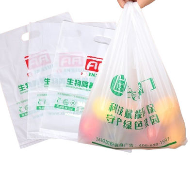 Gıda Poly Plastik Yelek Taşıyıcı Çantalar 11x17x21 İçeriye Al