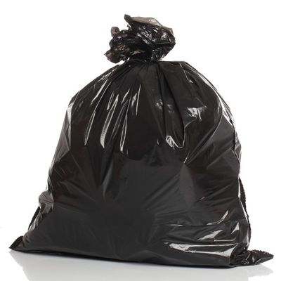 Siyah 25 Mikron Çöp Kutusu Liner Poly Ayrı Çöp Kutusu Torbaları