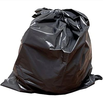 Siyah 25 Mikron Çöp Kutusu Liner Poly Ayrı Çöp Kutusu Torbaları