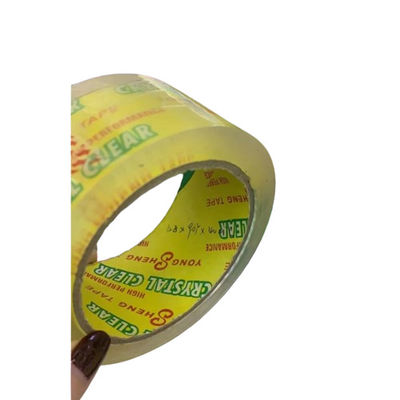 Paketleme için süper açık kristal açık BOPP bant yapıştırıcı