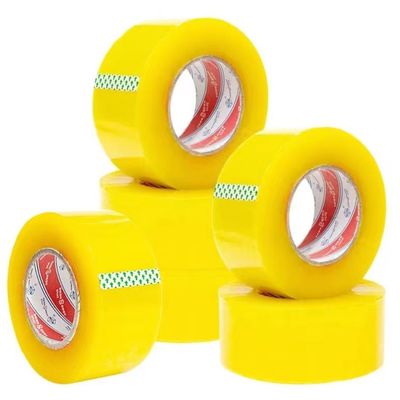 Düşük gürültülü yapışkan BOPP ambalaj bantı Jumbo Roll 0.05mm kalınlığı
