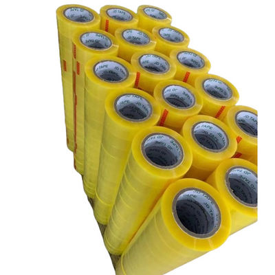 Açık Bopp Paketleme Teypü Jumbo Roll Yapıştırıcı BOPP Karton Sileme Teypü