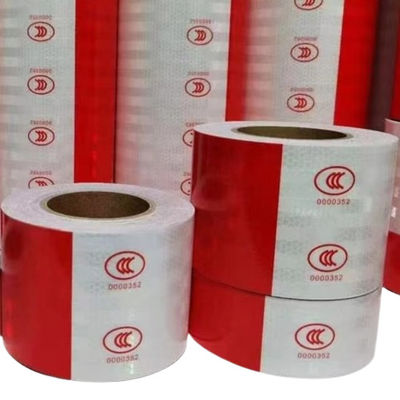 Basılı kırmızı ve beyaz uyarı bantı BOPP İşaret ve uyarı bantı