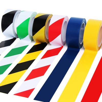 Yapışkan Güvenlik Çizgili Yer İşaretleme Teypleri BOPP Biaxially Oriented Polypropylene